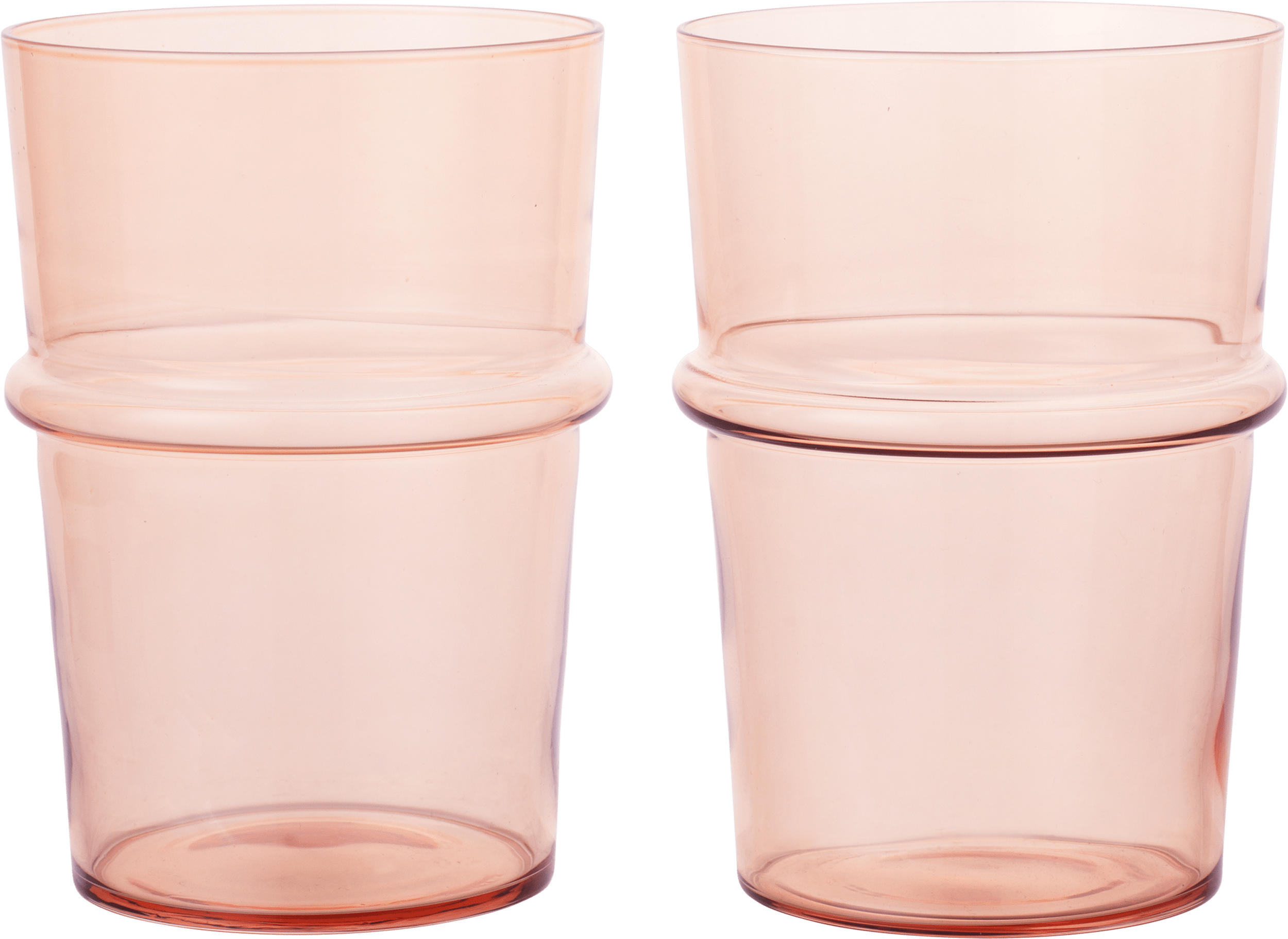 Szklanki Boya 450 ml różowe 2 szt.