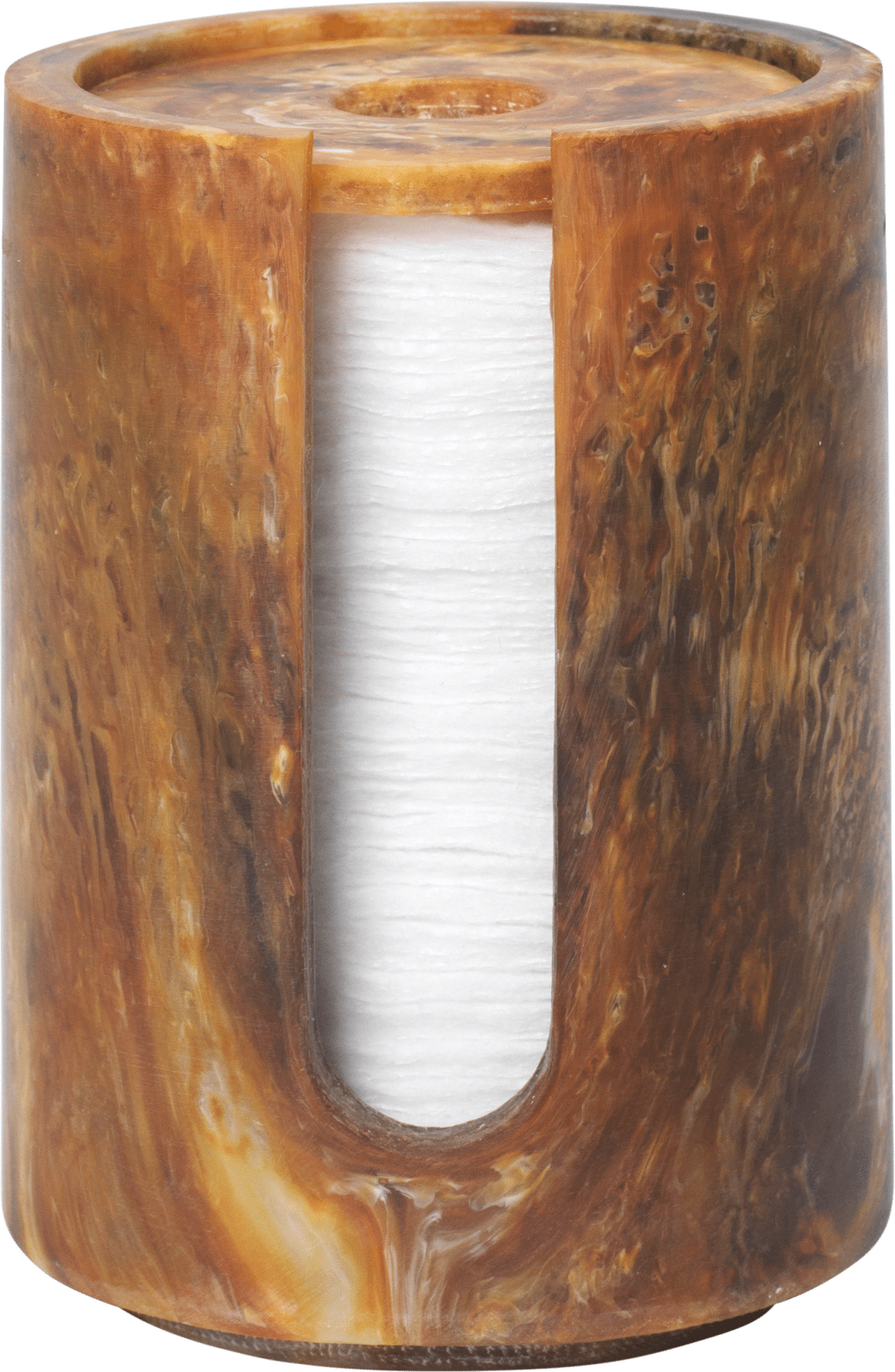 Pojemnik na płatki kosmetyczne Mist brązowy