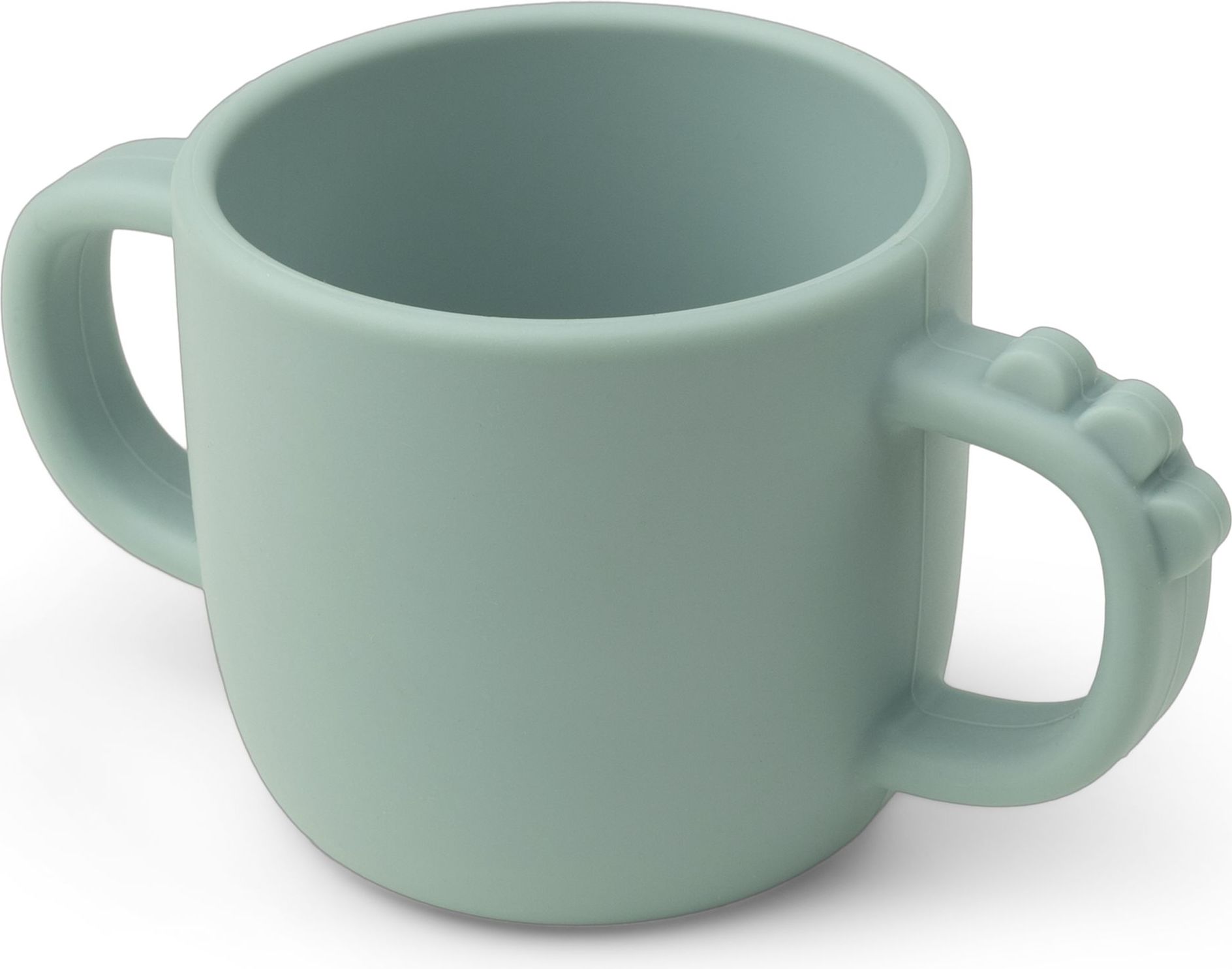 Kubek Peekaboo Croco niebieski silikonowy