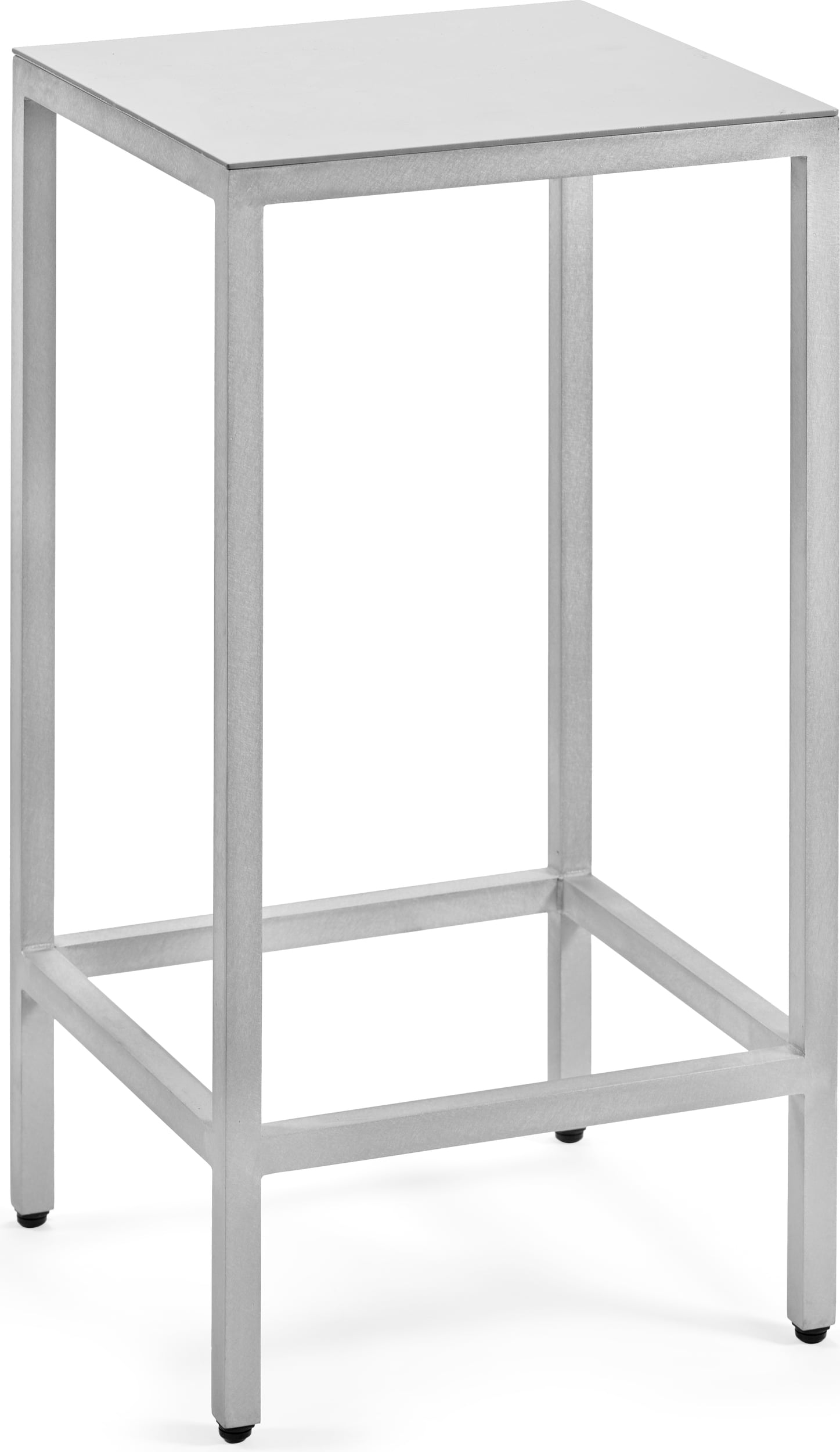 Stołek barowy Alu 65 cm szary