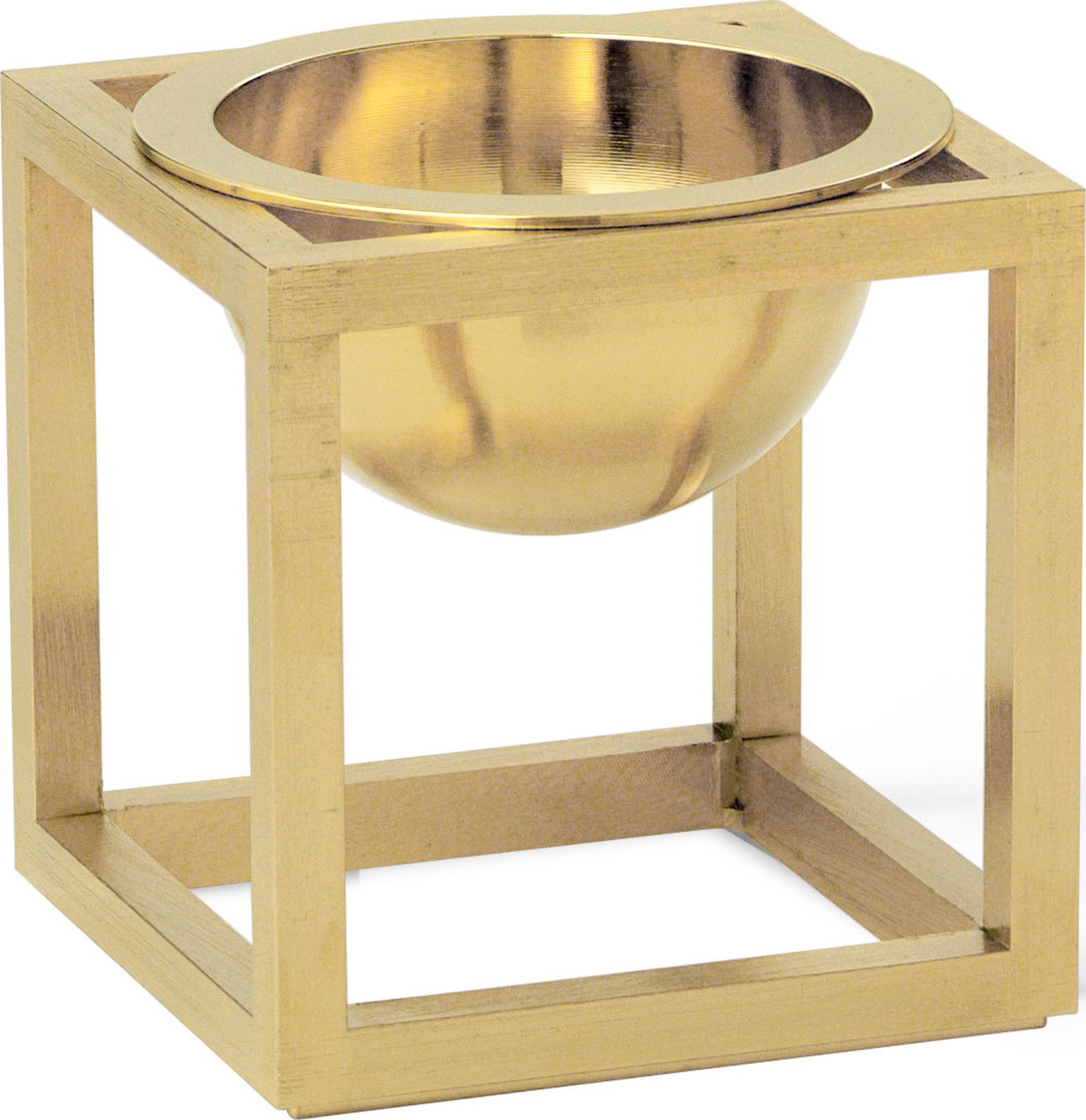 Miseczka Kubus 7 cm złota