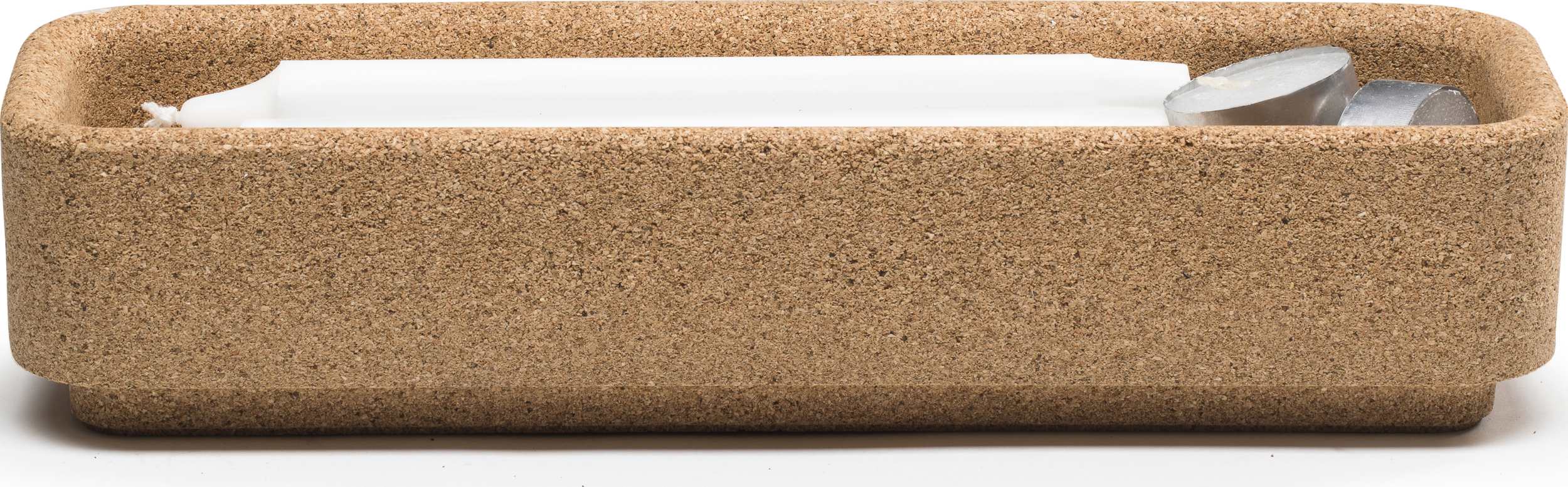 Podstawka pod świecznik Stumpastaken Long naturalna korkowa