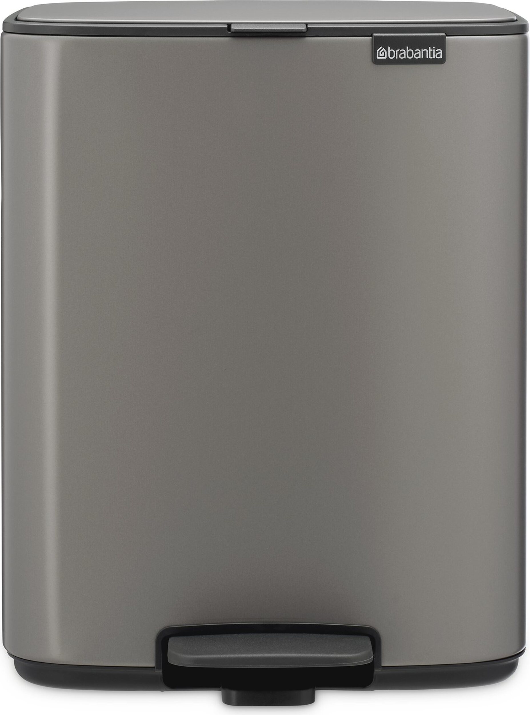 Kosz na śmieci pedałowy Bo 12 l platynowy