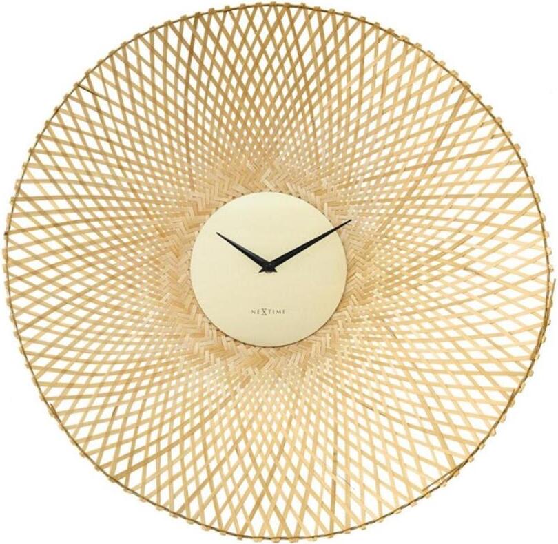 Zegar ścienny Bamboo 60 cm beżowy