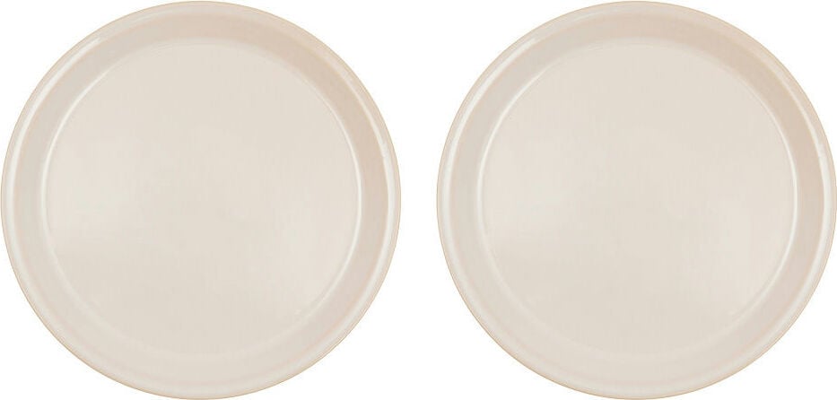 Talerze śniadaniowe Yuka 22 cm złamana biel 2 szt.