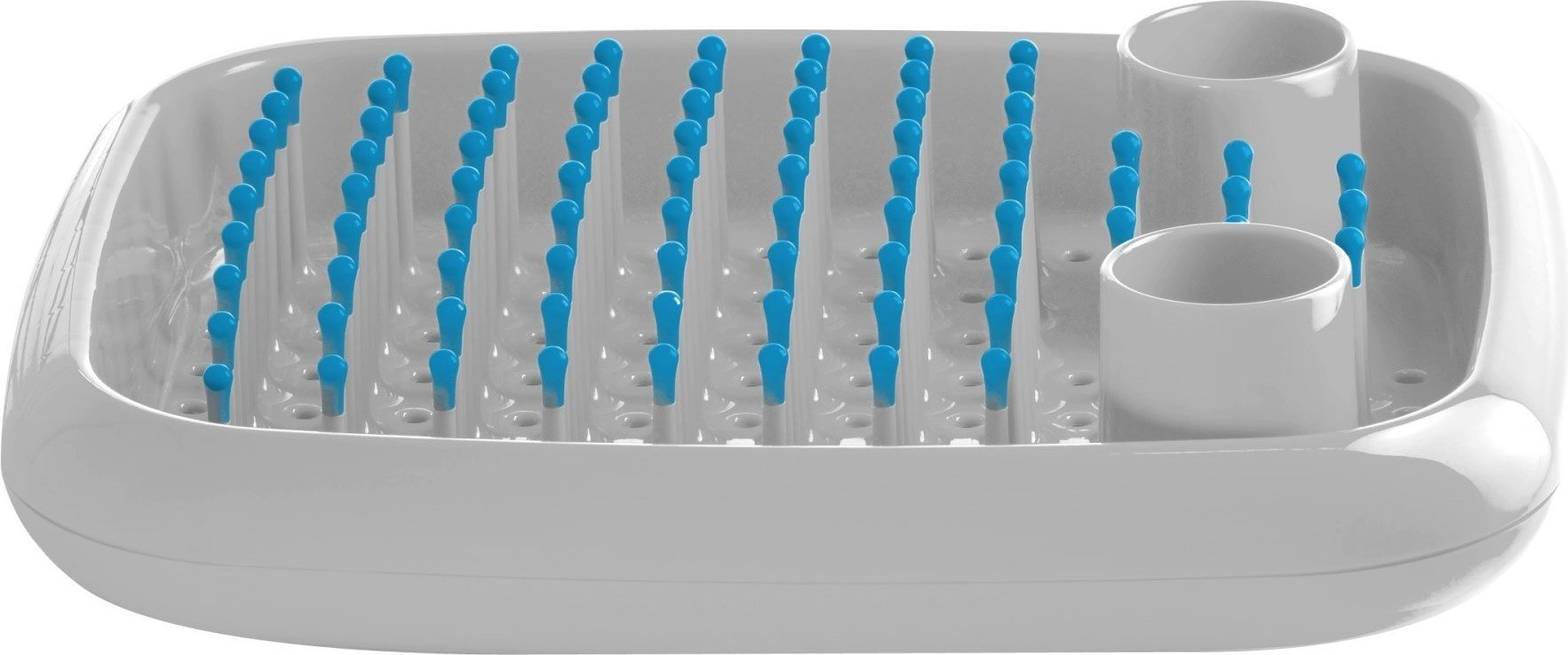 Suszarka do naczyń Dish Doctor biała z niebieskimi końcówkami