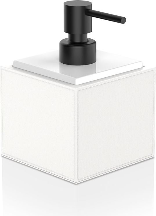 Dozownik do mydła Brownie biały z pompką czarną