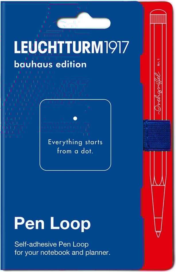 Uchwyt samoprzylepny na długopis Leuchtturm 1917 Bauhaus ciemnoniebieski