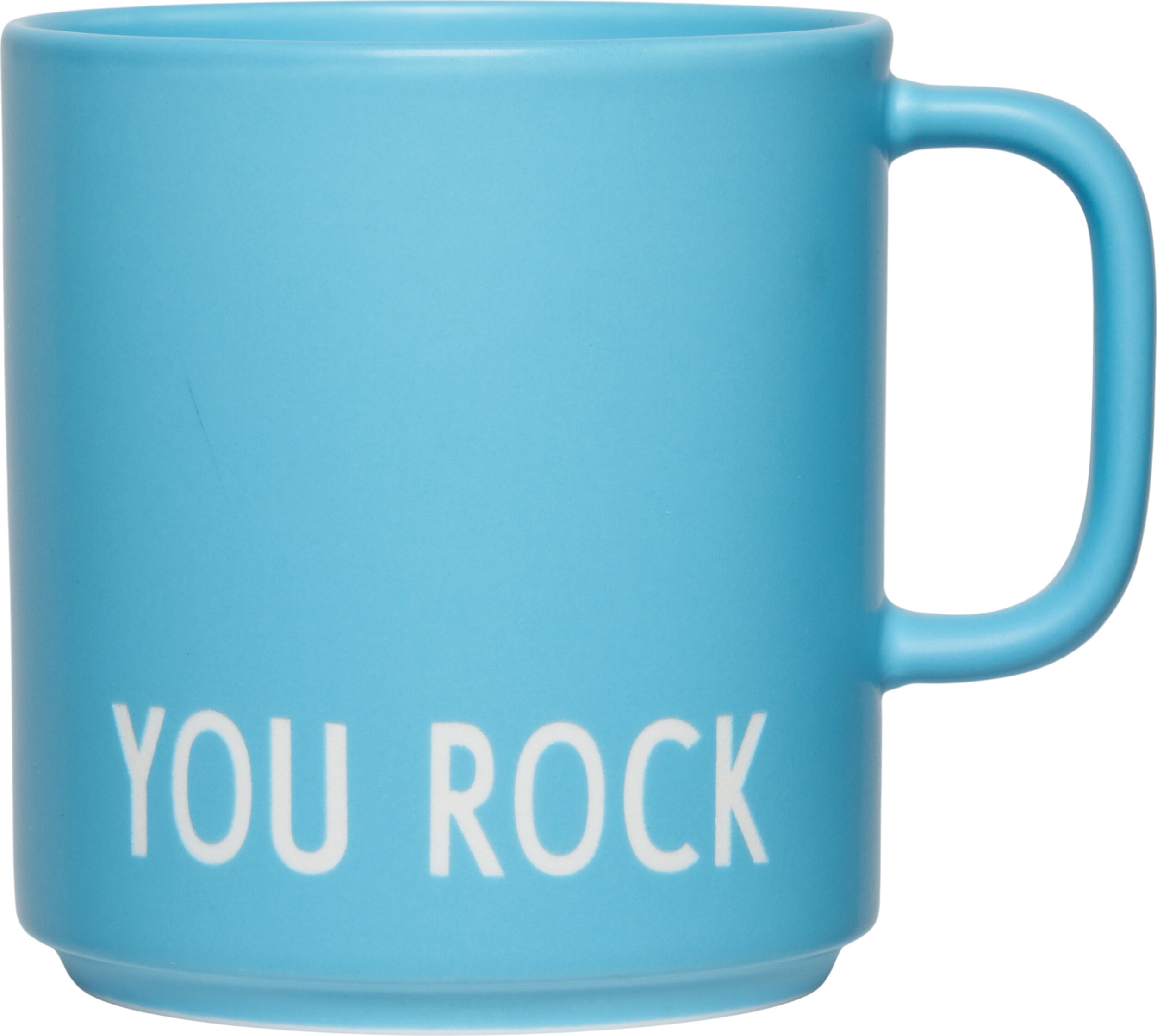 Kubek z uchem Favourite You Rock niebieski