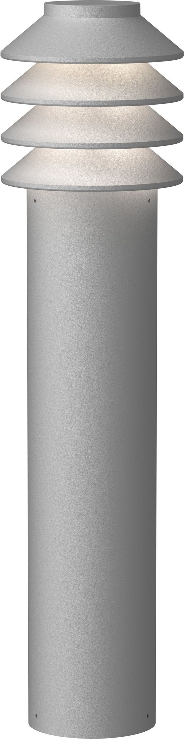 Lampa ogrodowa Bysted LED 4000K L szara z mocowaniem kołkiem bez adaptera