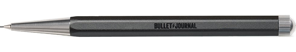 Ołówek automatyczny Drehgriffel Nr. 2 Bullet Journal Edition 0,7 mm czarny