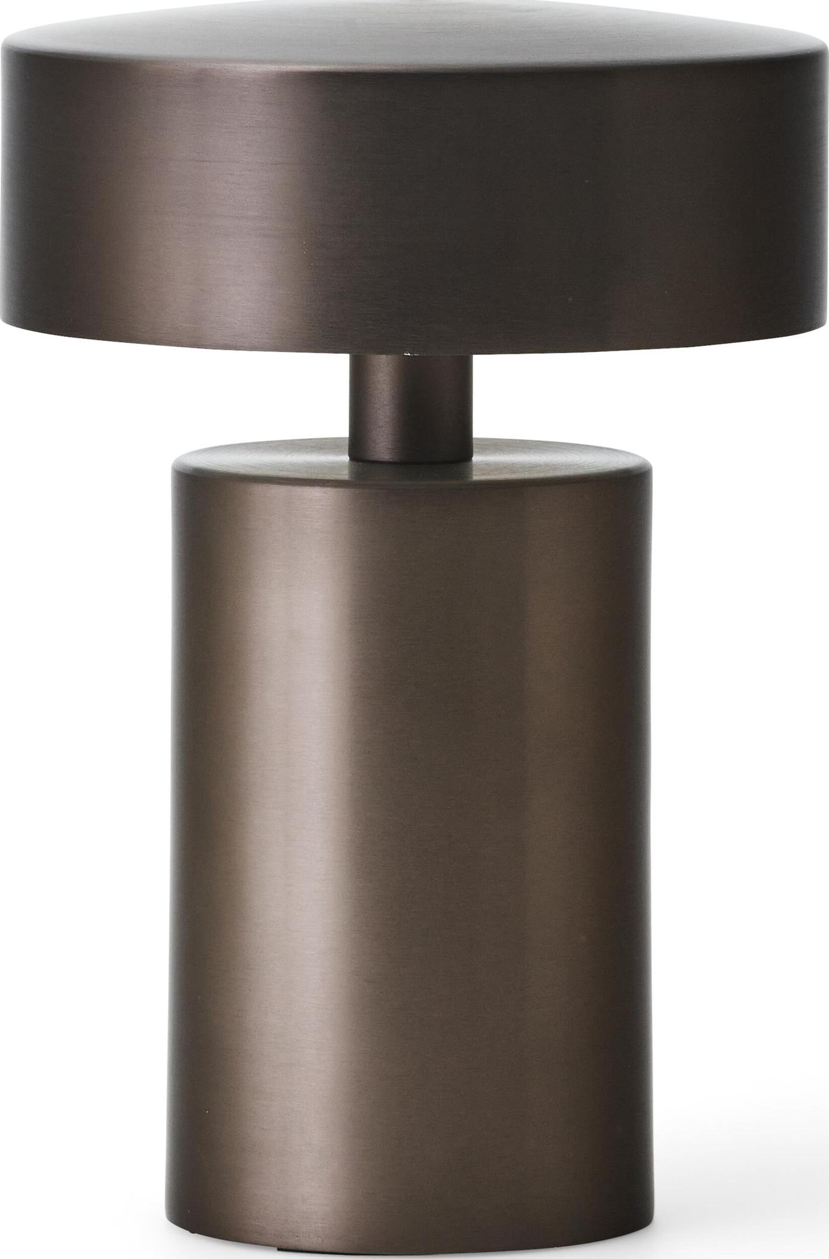 Lampa stołowa bezprzewodowa Column brązowa