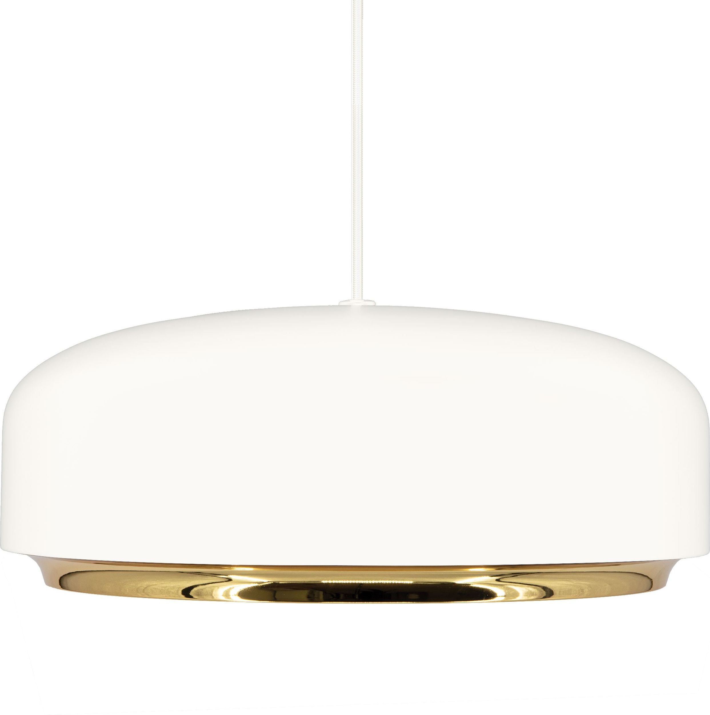 Lampa wisząca Hazel 40 cm biała