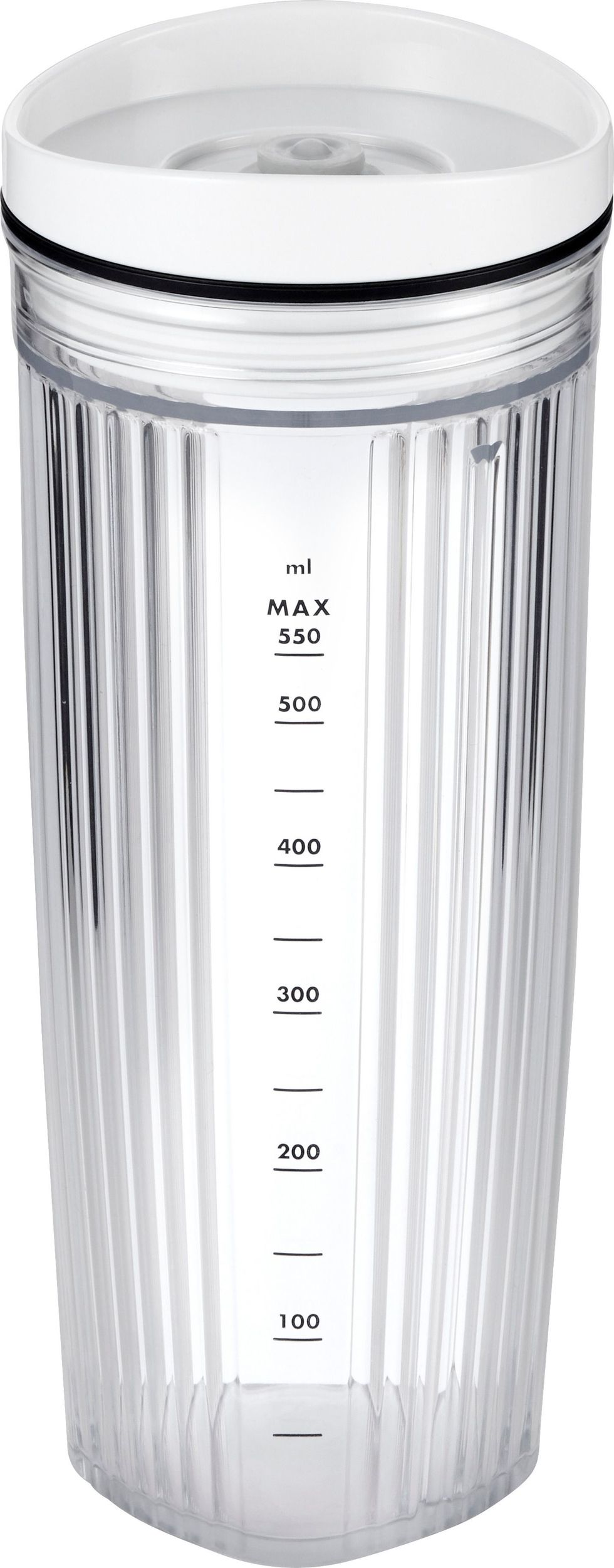 Bidon do blendera Enfinigy 550 ml biały z pokrywką próżniową