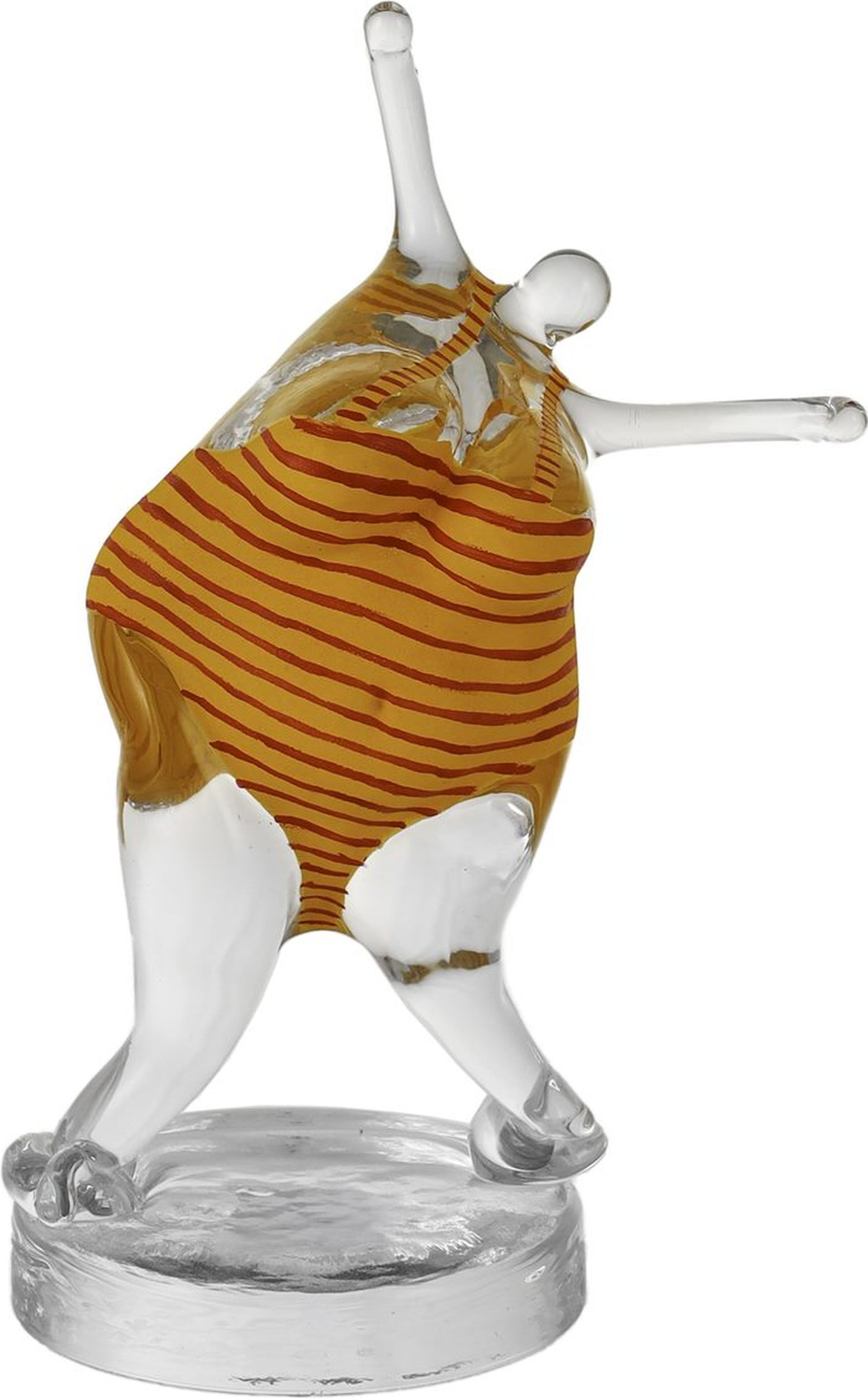 Figurka dekoracyjna Badlycka Bading Lady Happiness żółto-czerwona