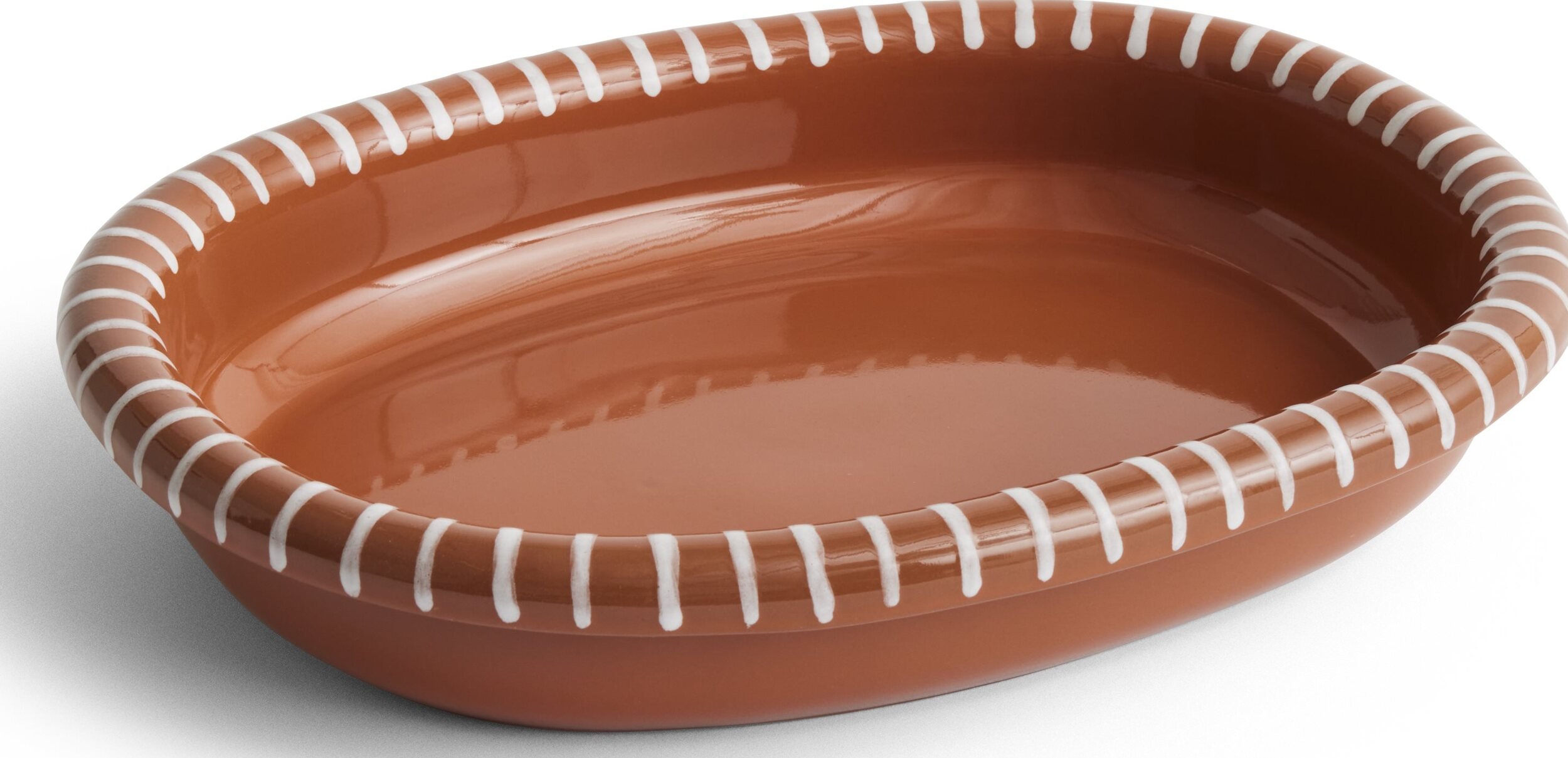 Półmisek Barro L brązowy