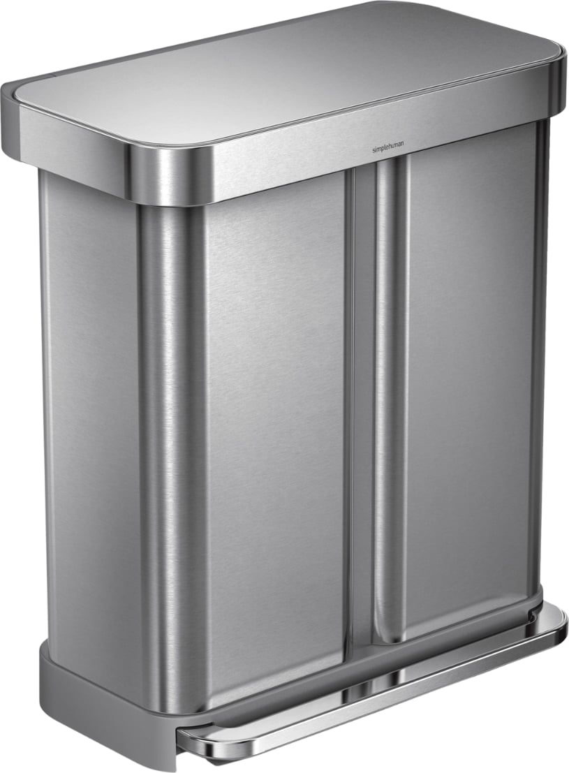 Kosz na śmieci pedałowy Liner Pocket Recycler 58 l stal FPP