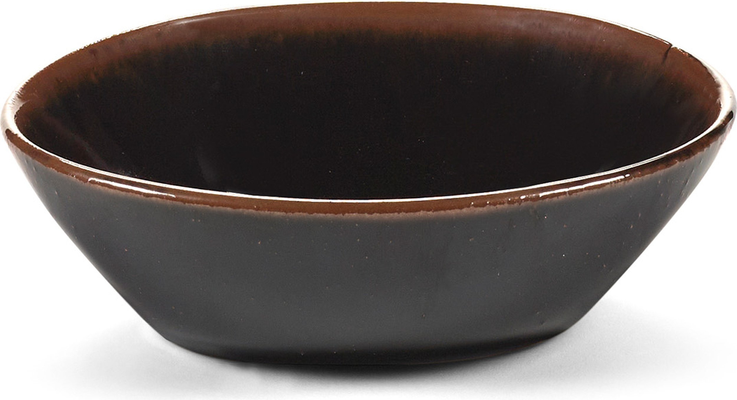 Miska Out of Lines 150 ml brązowo-czarna