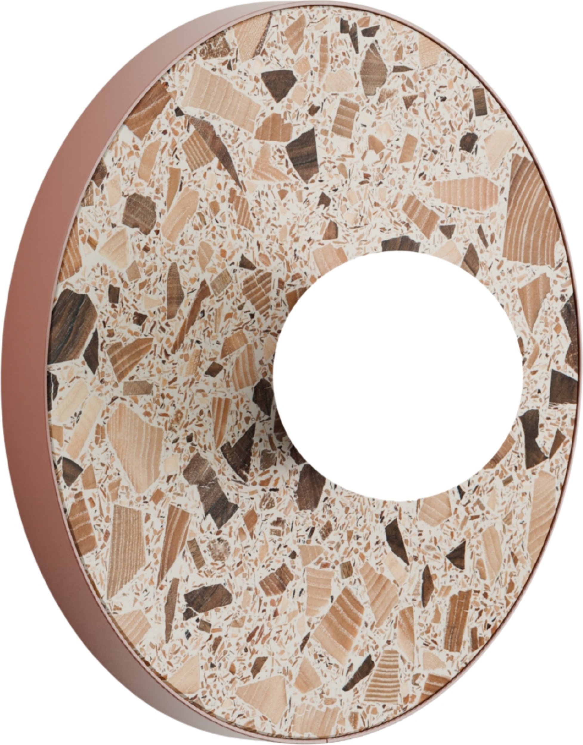 Kinkiet Legra okrągły terakota