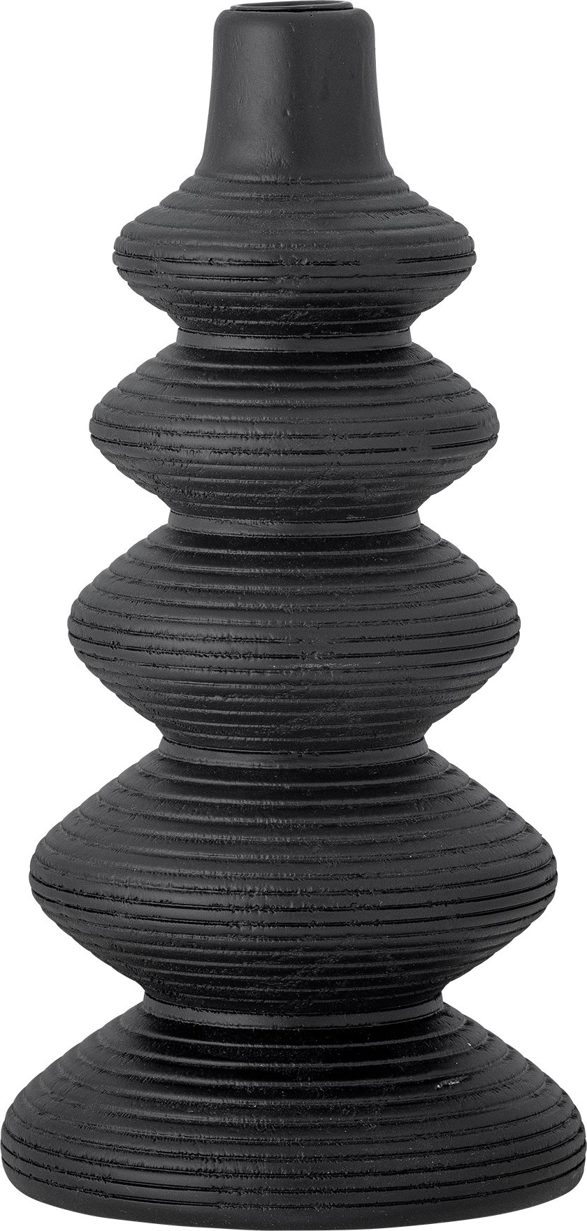 Świecznik na klasyczną świecę Ari 27,5 cm czarny