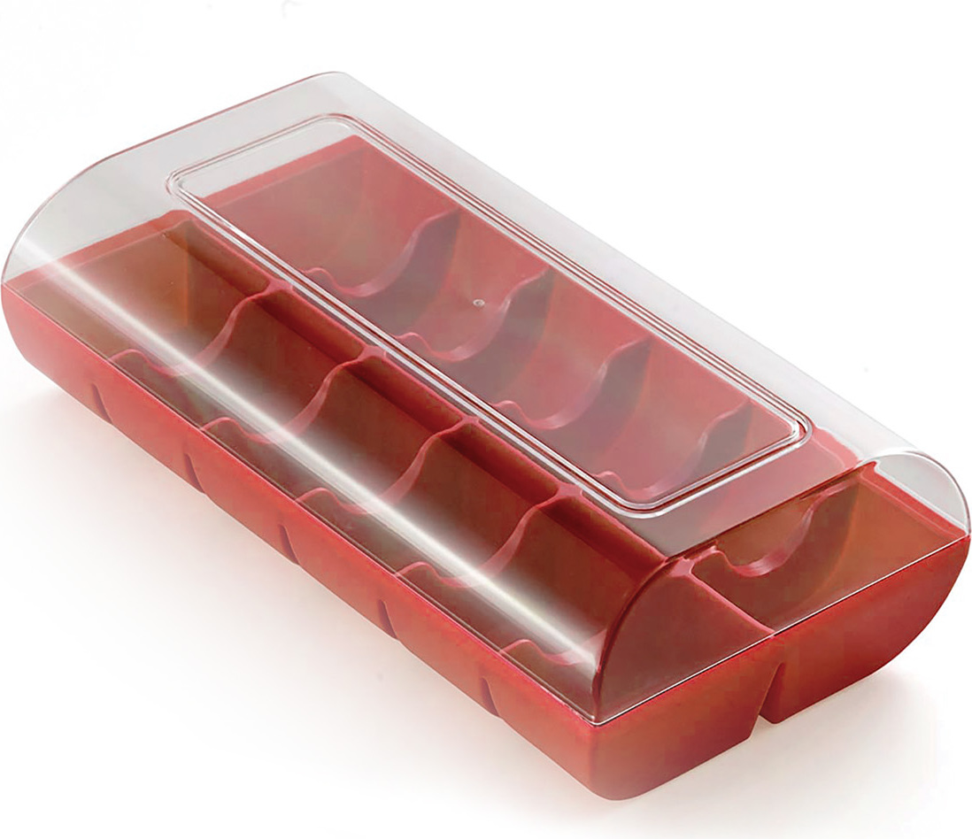 Pojemnik na makaroniki lub ciastka Macado 12 rubinowy