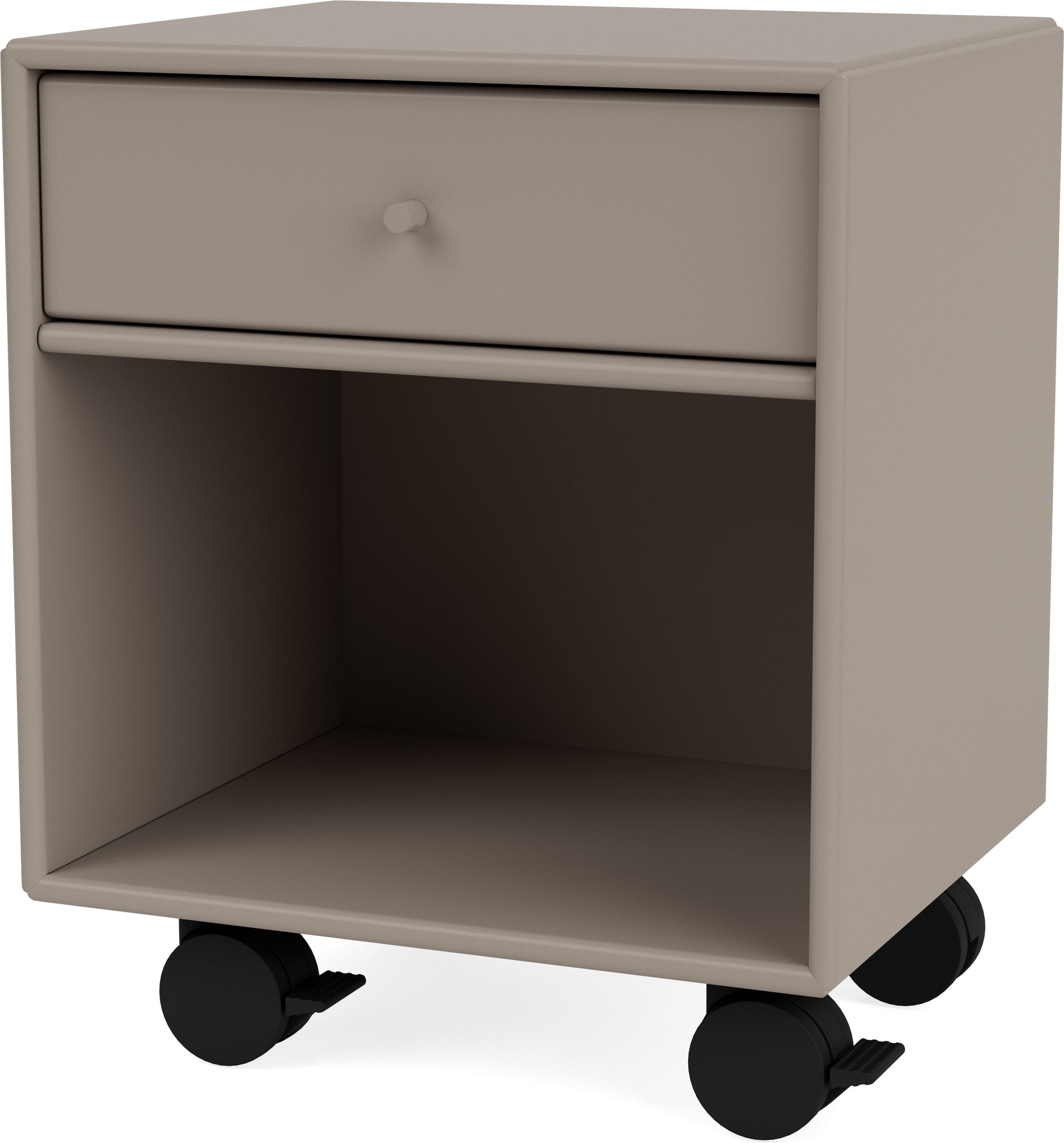 Szafka nocna Dream truflowa na kółkach