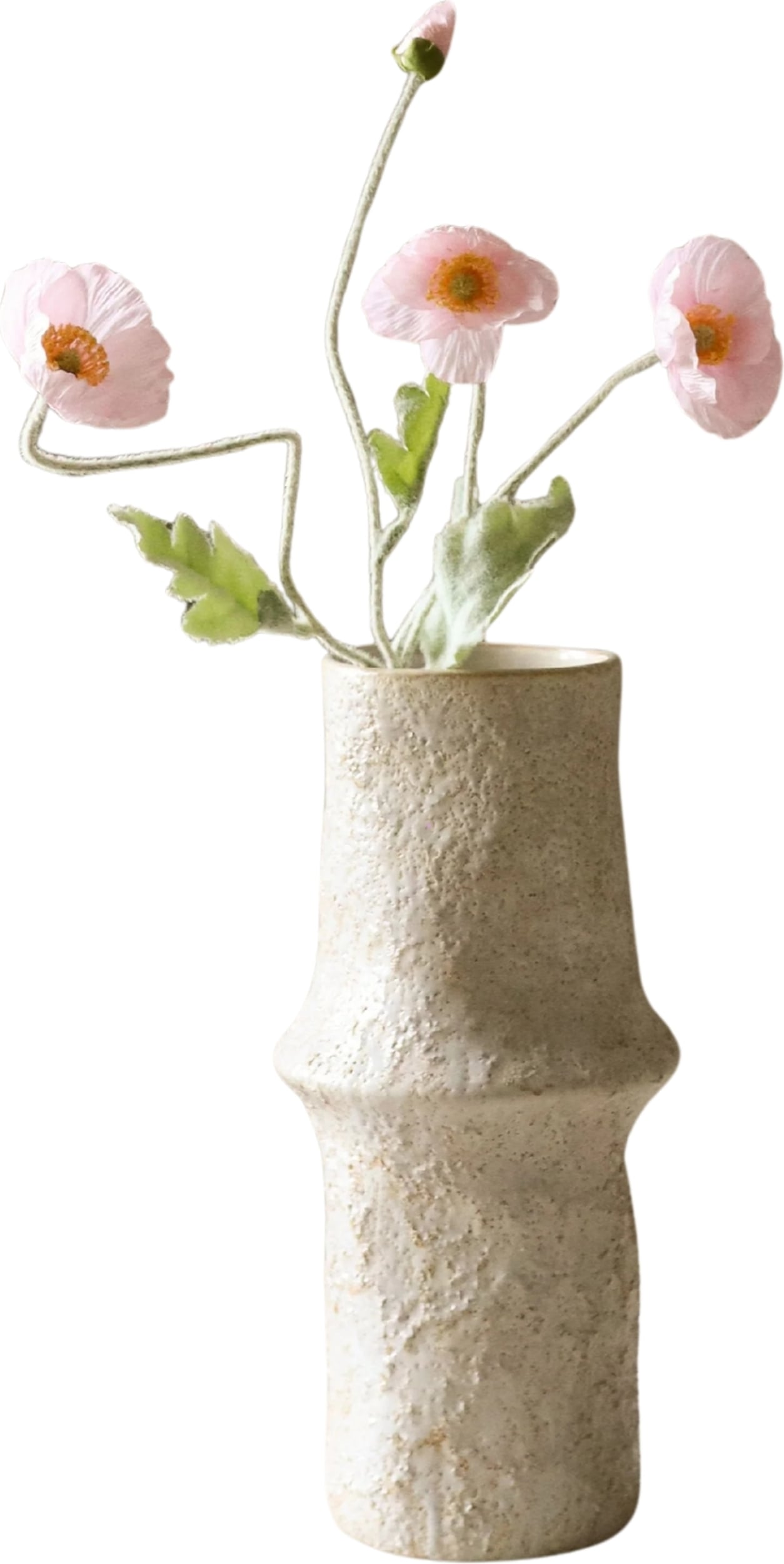 Kwiat sztuczny Botane mak 56 cm jasnoróżowy