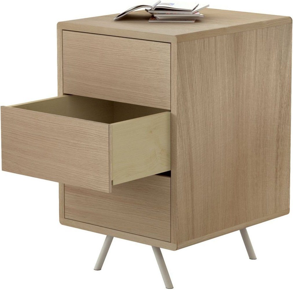 Szafka havn okrągłe nóżki dąb lakierowany