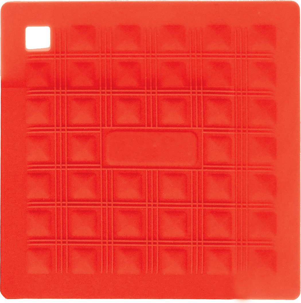 Podstawka pod gorące naczynia Silikomart Acc071 czerwona