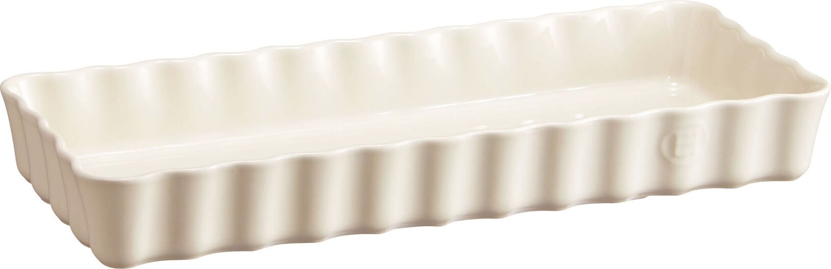 Forma do tarty ceramiczna Emile Henry 15 x 36 cm kremowa