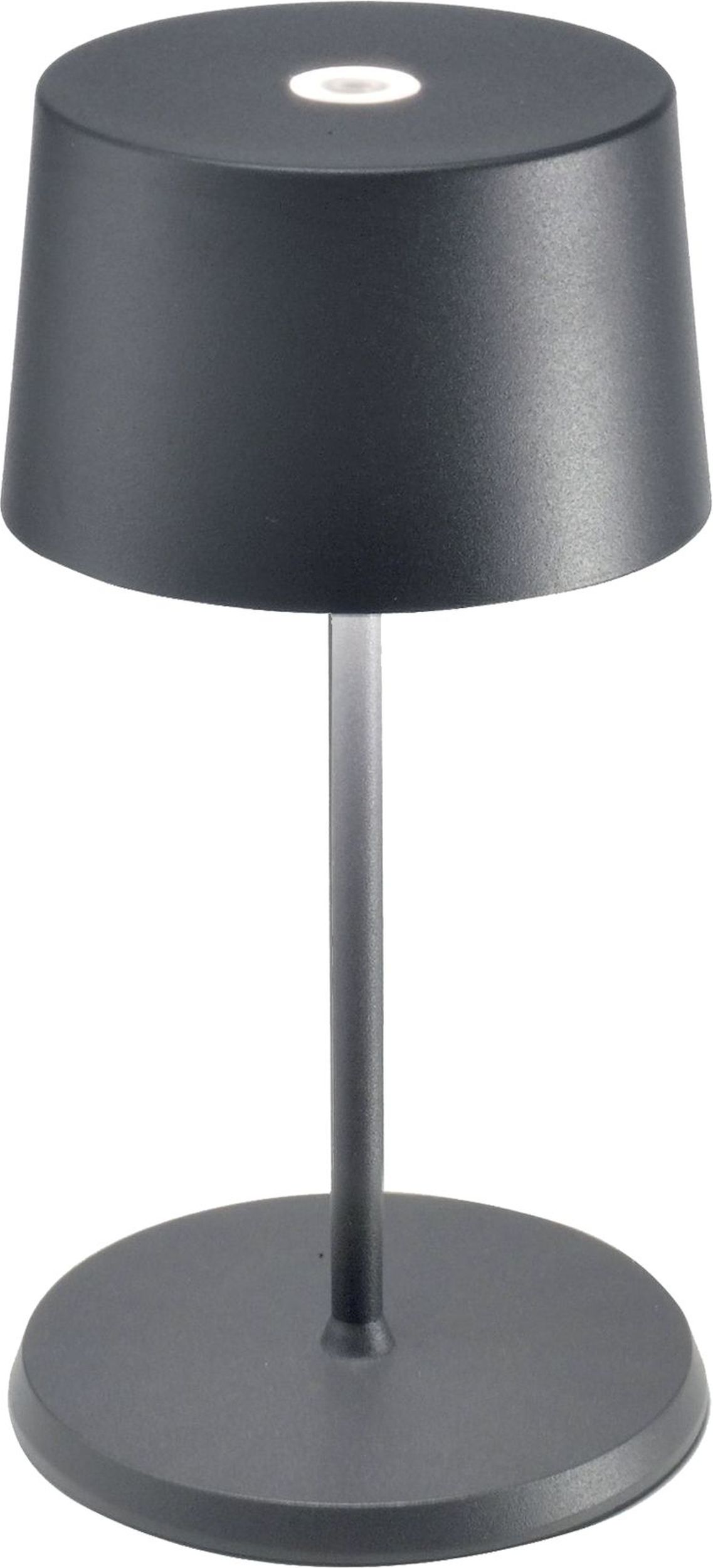 Lampa bezprzewodowa Olivia Mini 22 cm ciemnoszara