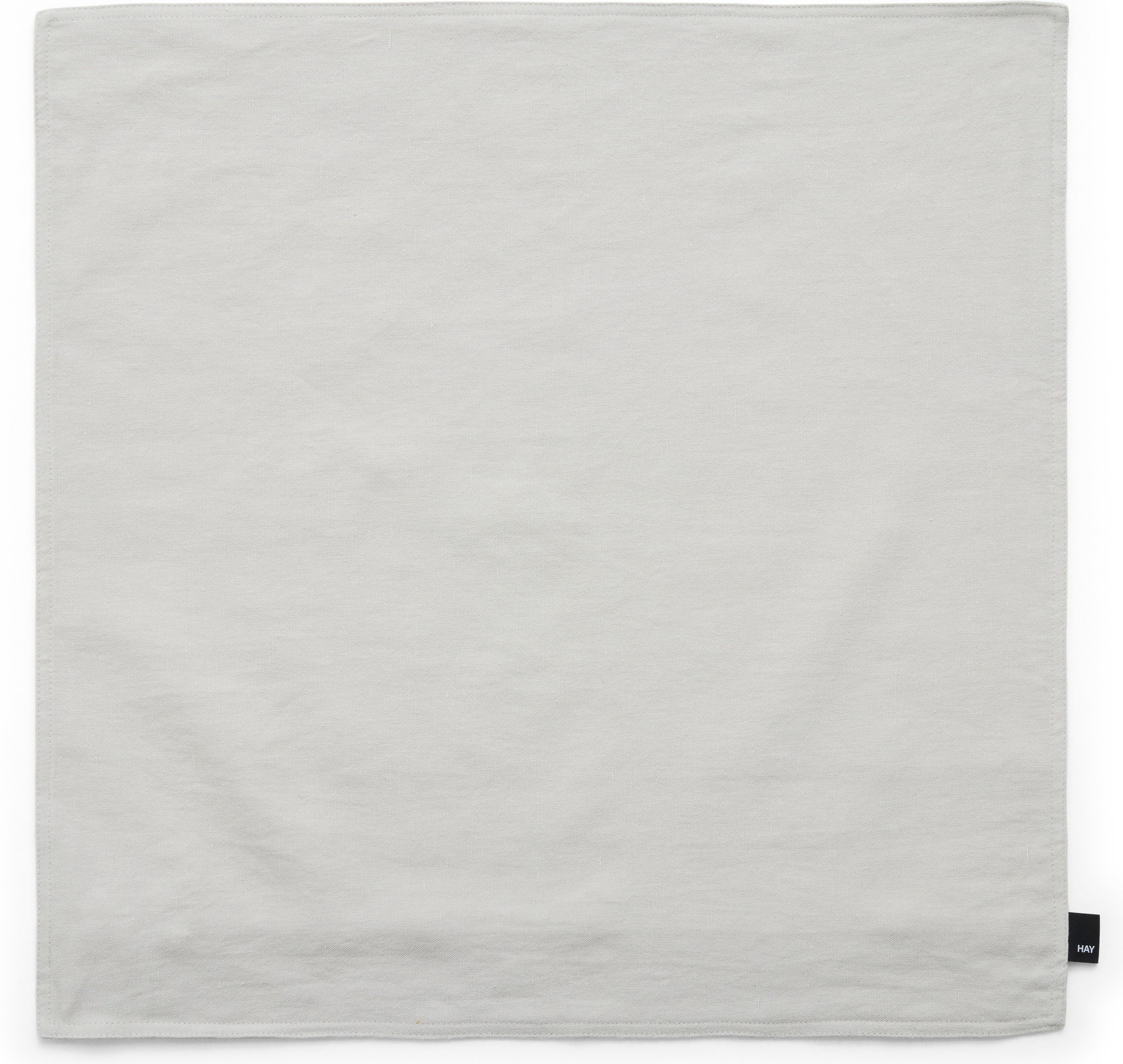 Poszewka na poduszkę Hay Linen 60 x 60 cm jasnoszara