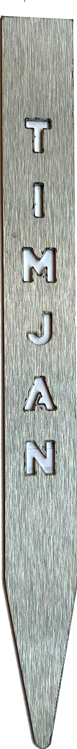 Znacznik do ziół Born in Sweden Timjan ze stali nierdzewnej