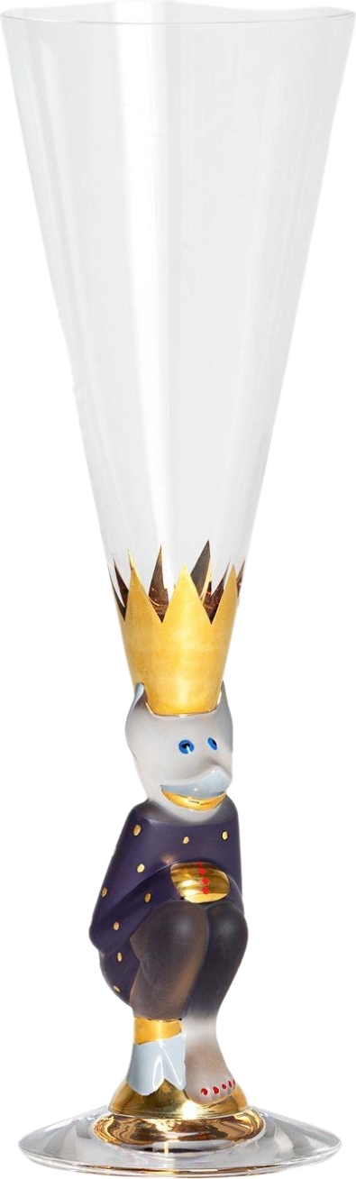 Kieliszek do szampana The Sparkling Devil 190 ml fioletowy