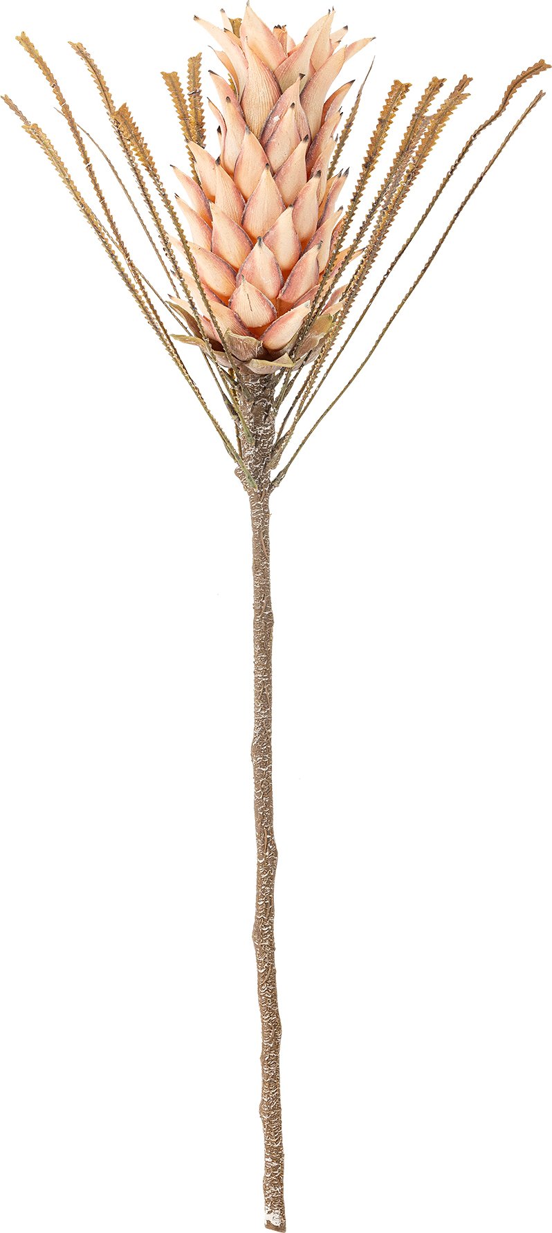 Kwiat sztuczny Bloomingville oset ozdobny różowy