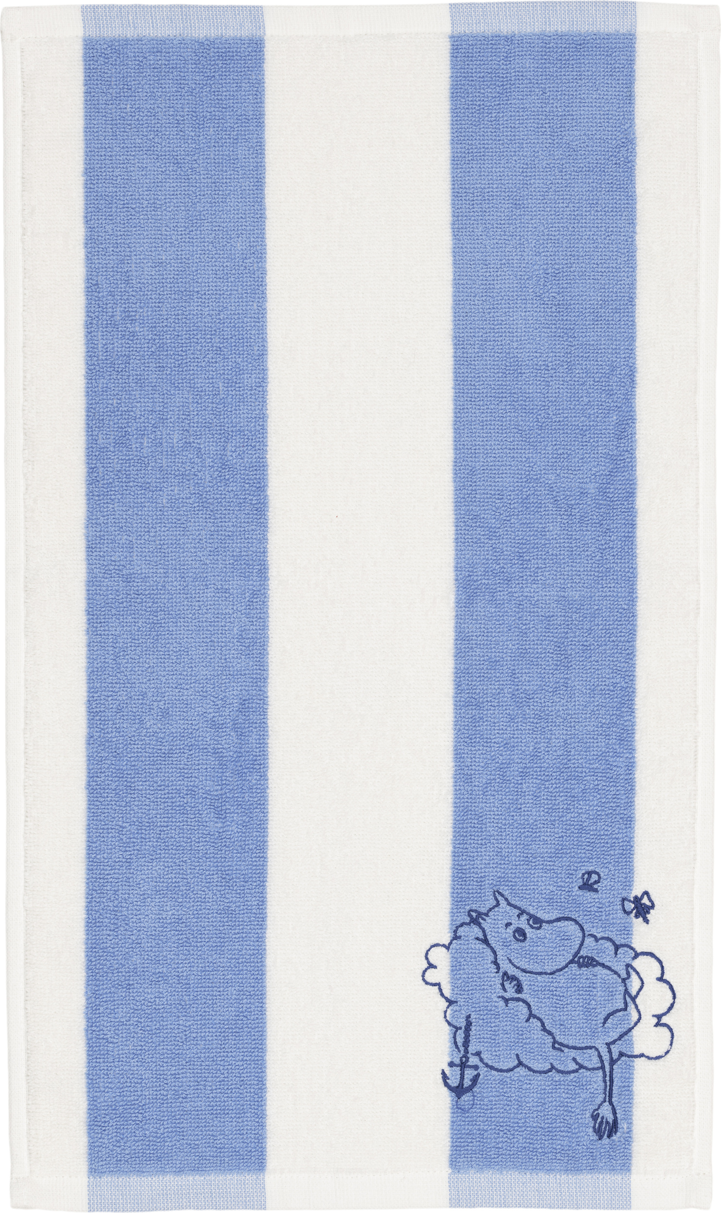 Ręcznik Arabia Finland Stripes Muminki Muminek 30 x 50 cm niebieski