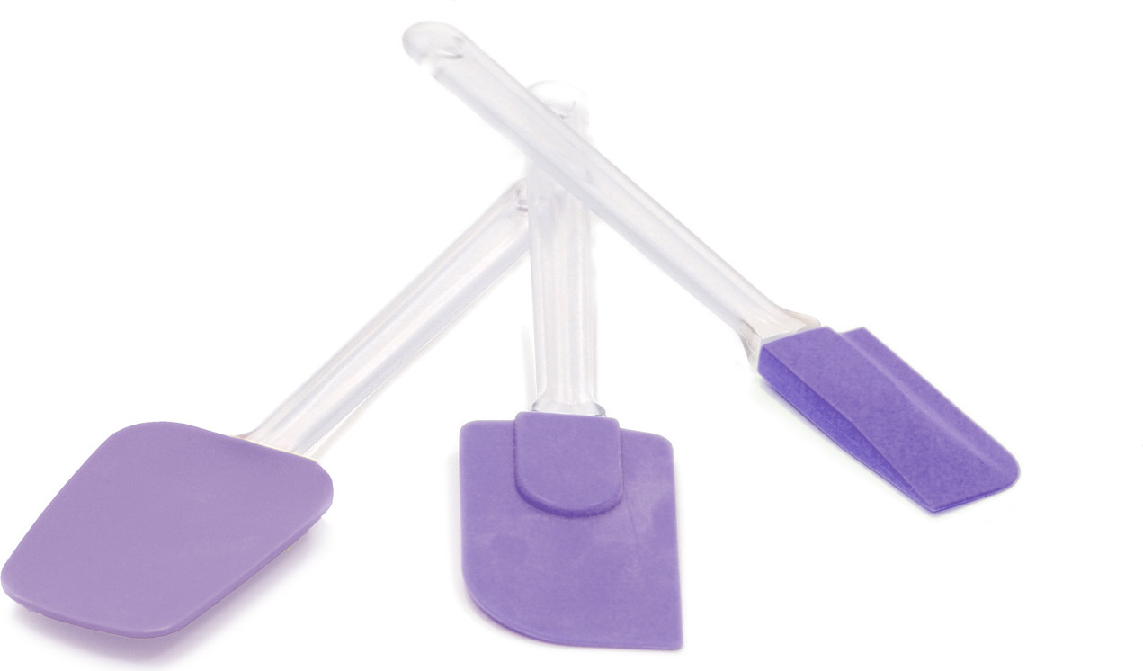 Szpatułki do ciasta Silikomart fioletowe 3 szt.
