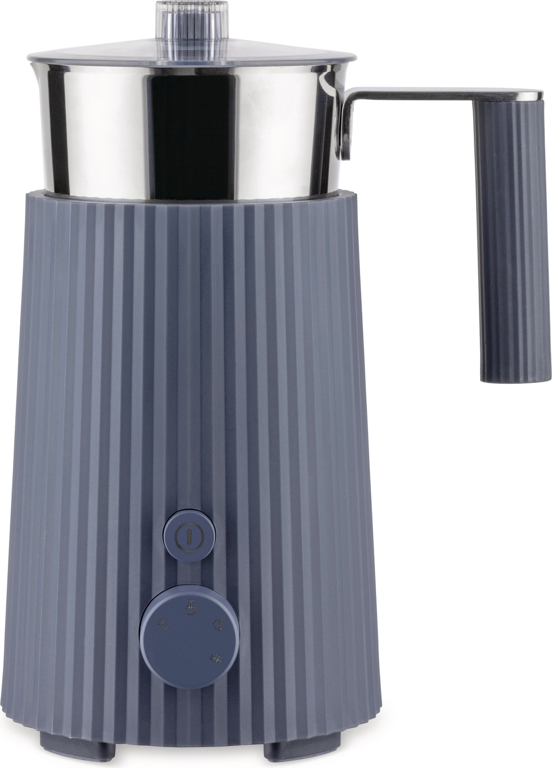 Spieniacz do mleka Plissé szary