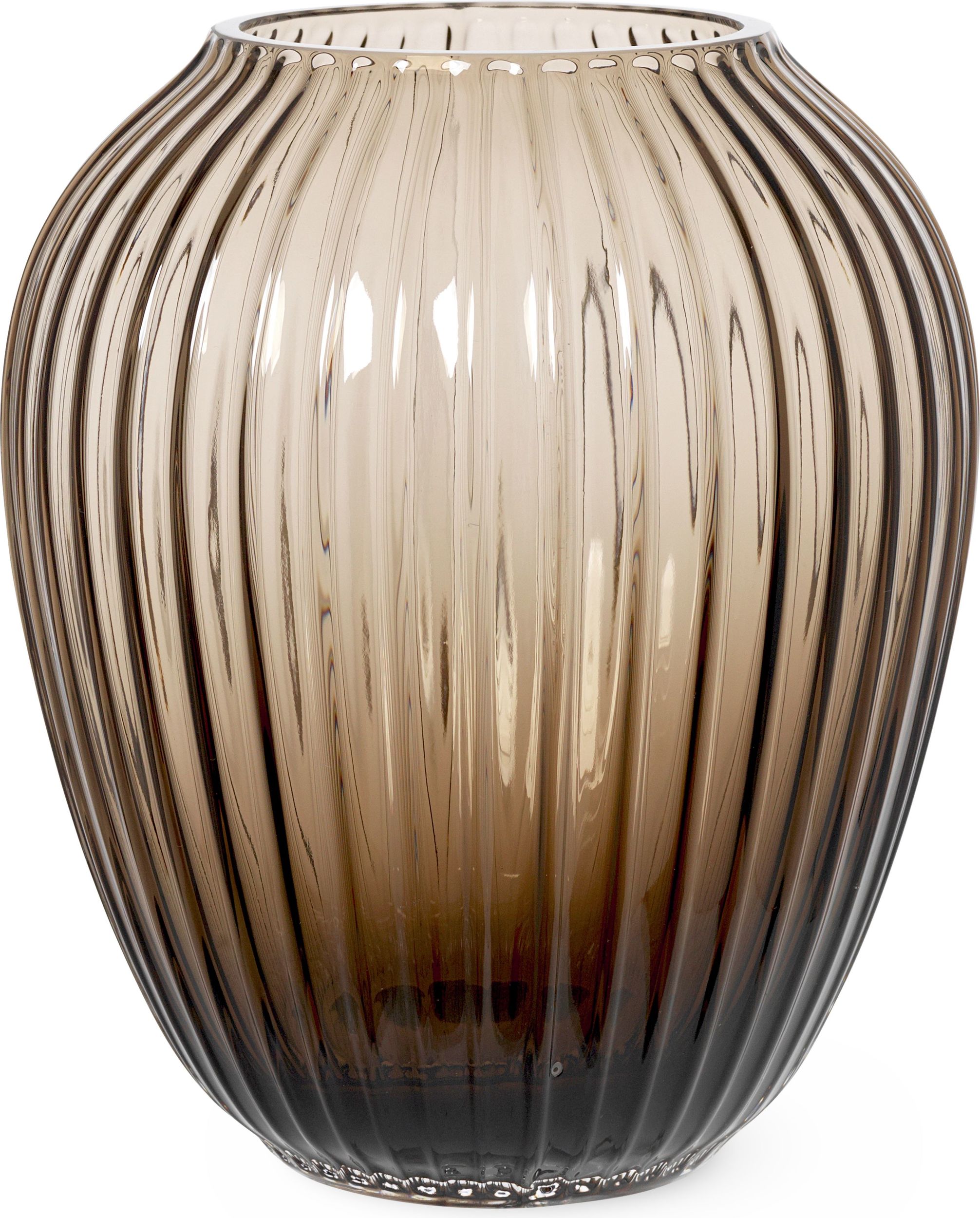 Wazon Hammershøi 18,5 cm orzechowy szklany