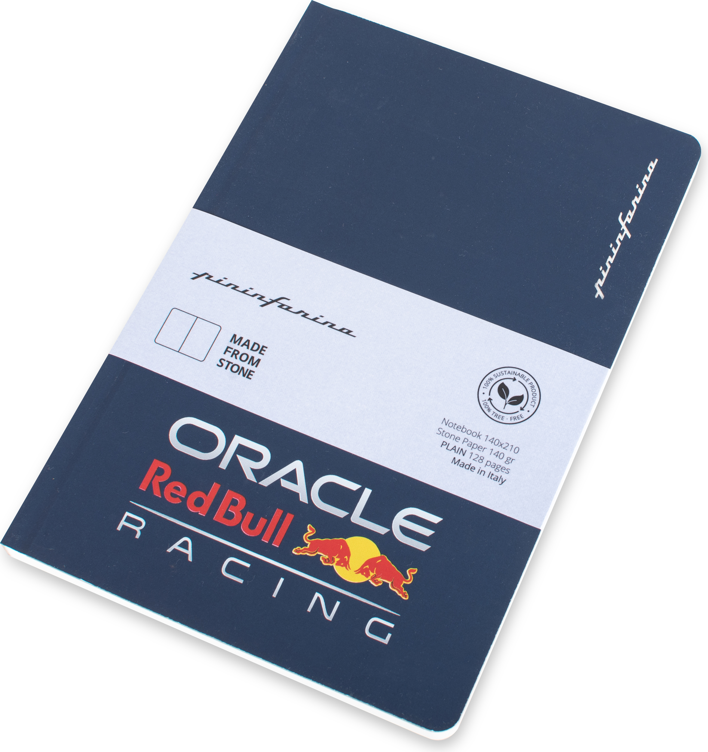 Notes z kamiennego papieru wodoodporny Pininfarina Redbull Full w linię A5 128 stron