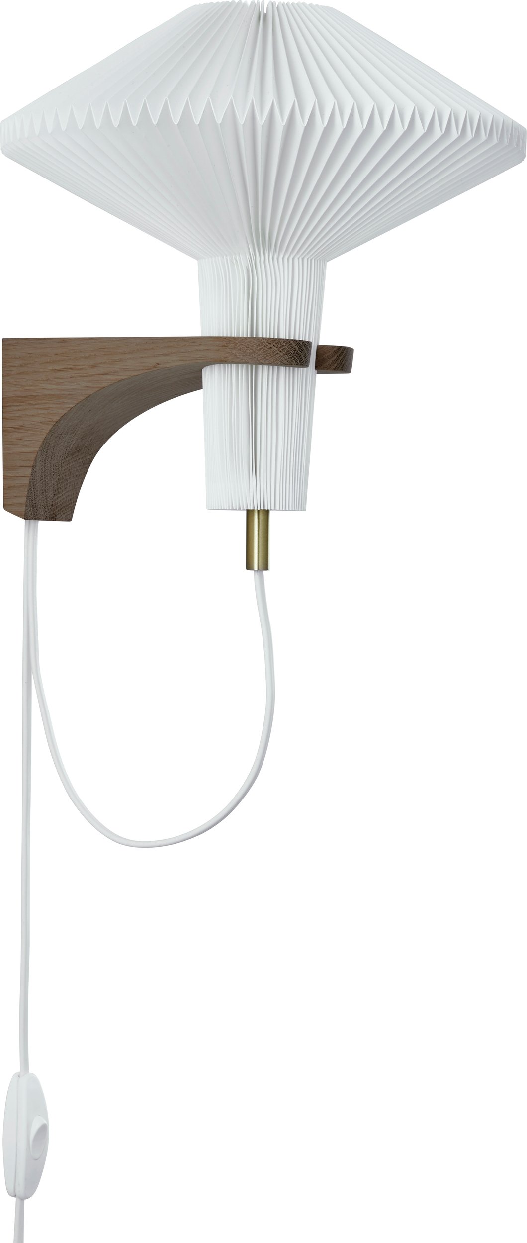 Kinkiet Mushroom ciemny dąb