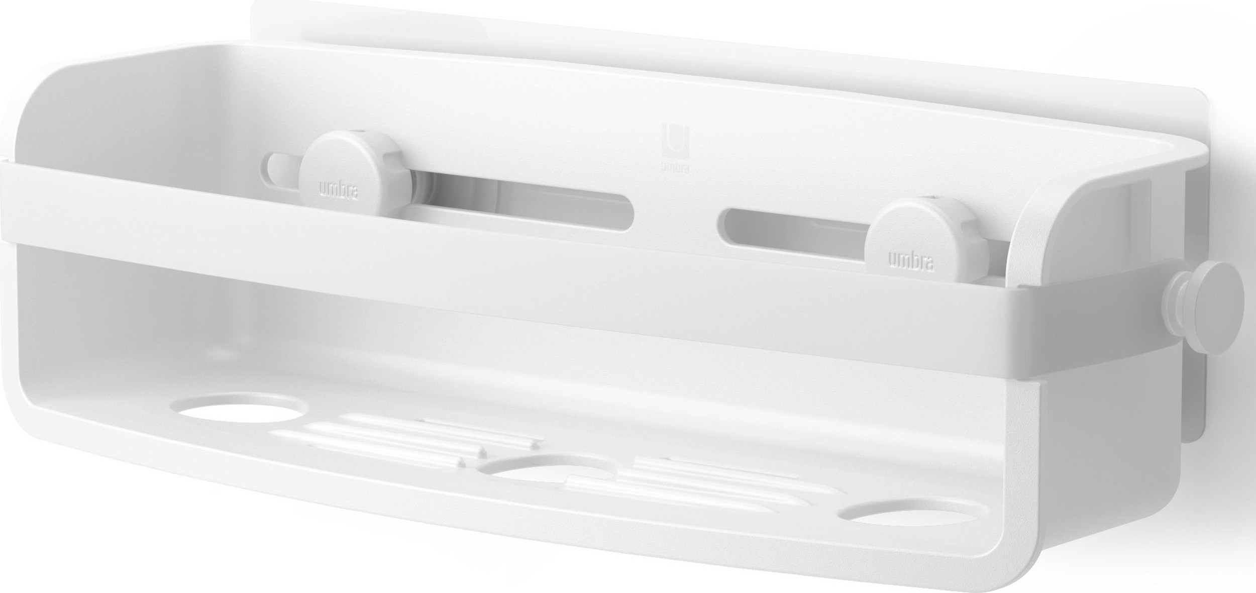 Półka prysznicowa Flex Adhesive biała