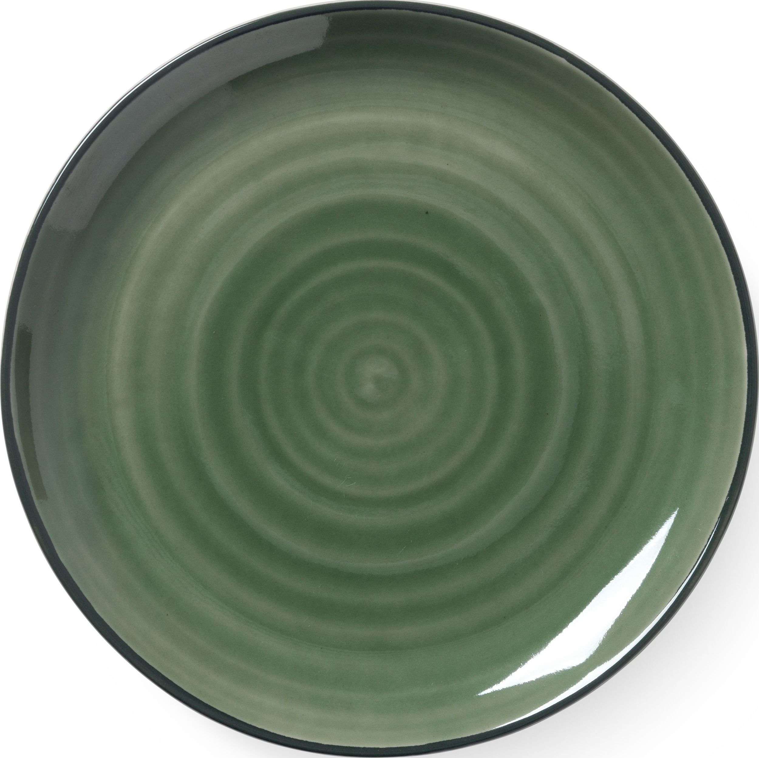 Talerz śniadaniowy Colore 19 cm zielony