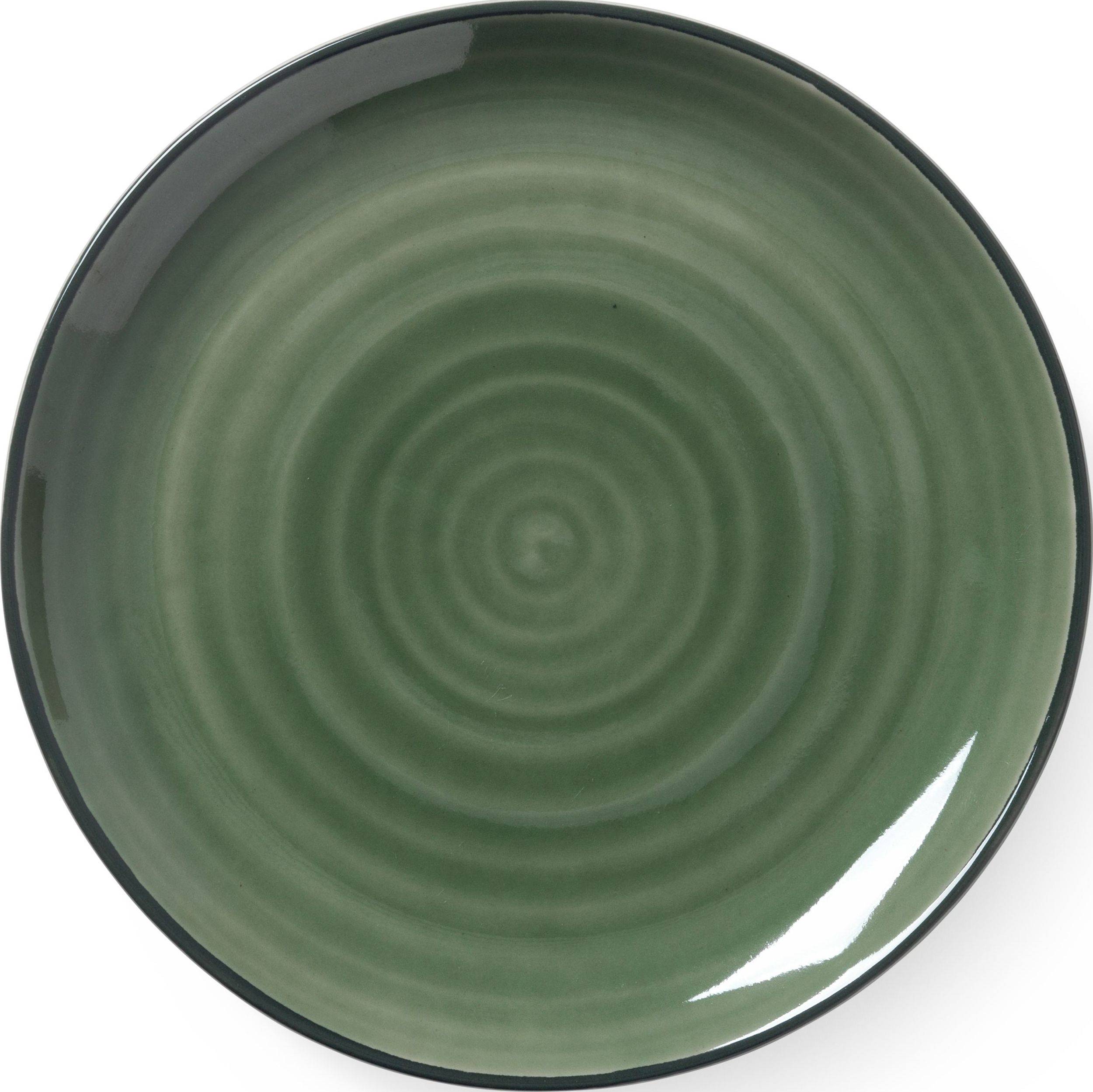 Talerz śniadaniowy Colore 19 cm zielony