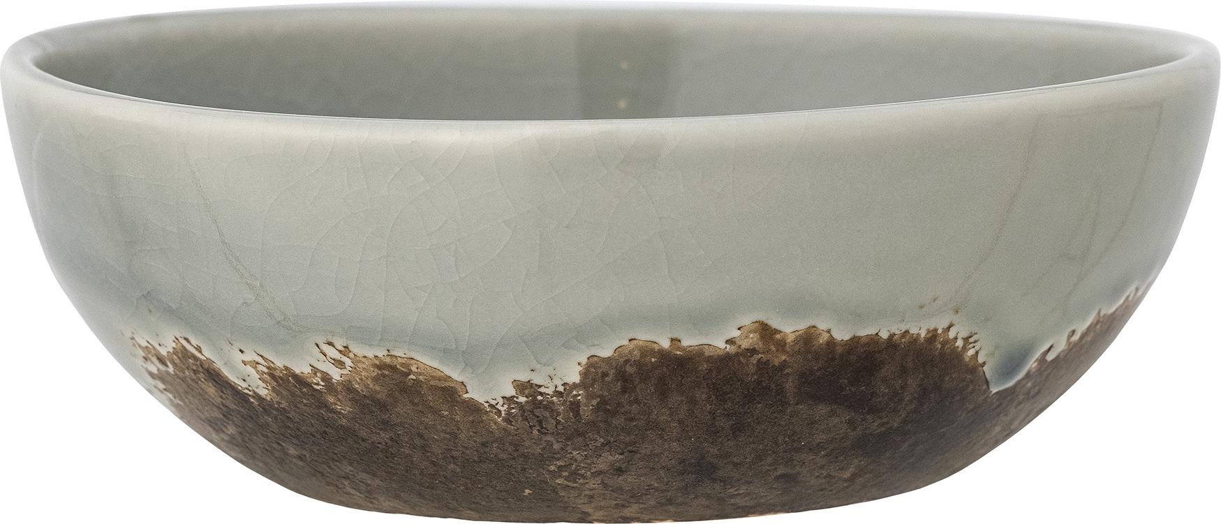 Miska Paula 525 ml zielono-brązowa