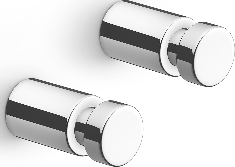 Wieszak Aivo 1,9 cm polerowany 2 szt.