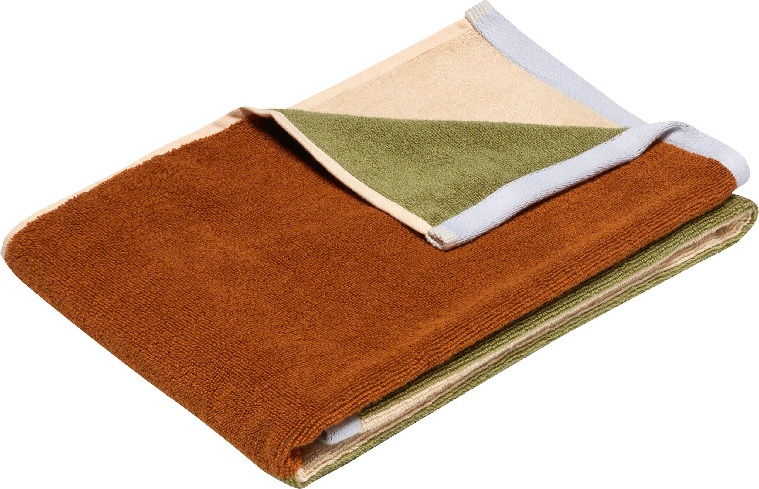 Ręcznik Block 50 x 100 cm brązowy