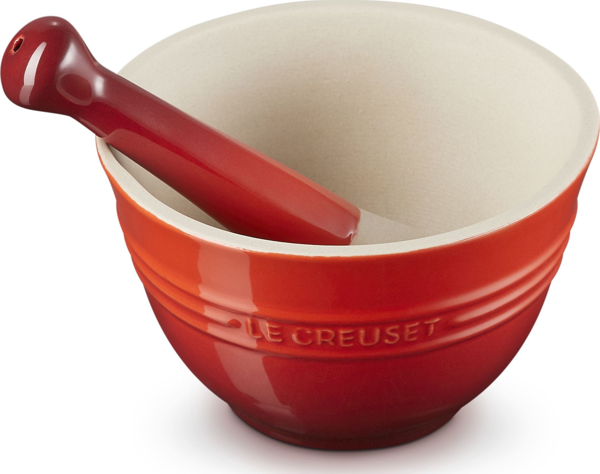 Moździerz Le Creuset wiśniowy