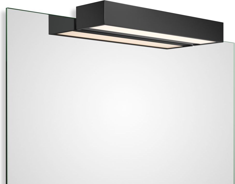 Lampa nad lustro Box Clip On LED 40 cm czarny mat