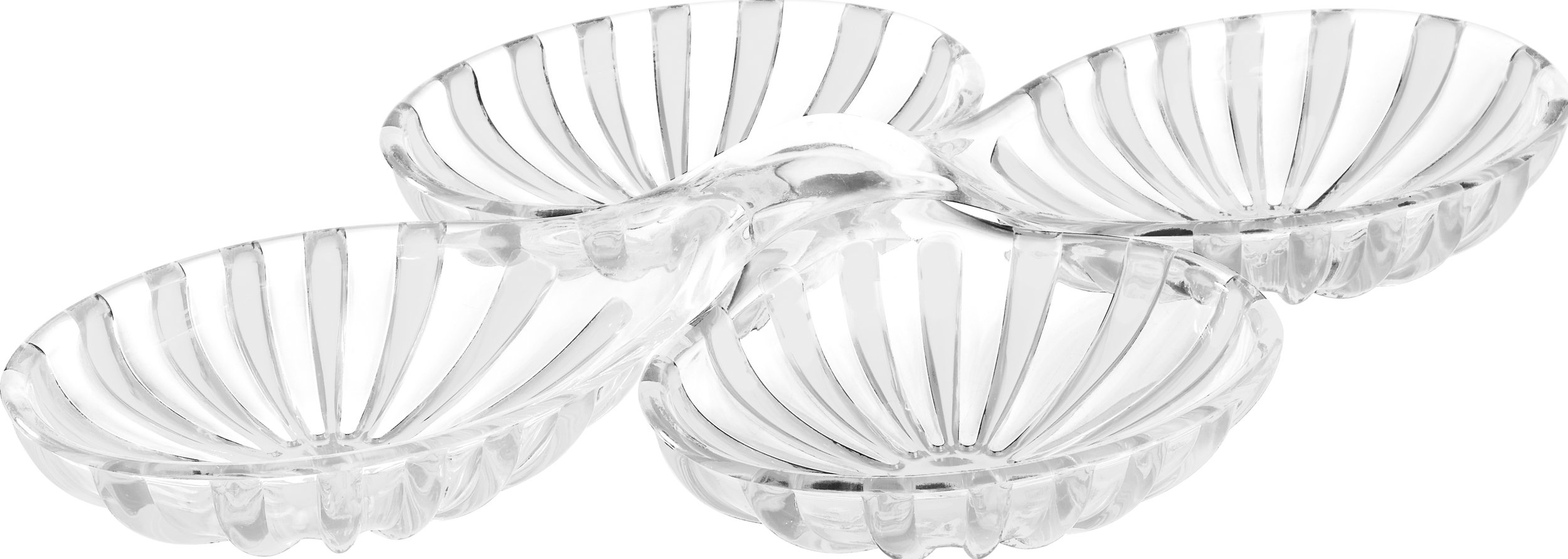 Miseczki na przystawki Dolcevita przezroczyste 2 el.